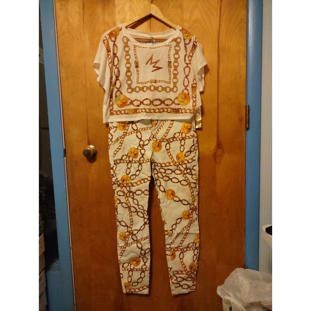 New NWT Nicki Minaj Jeans 11/12  And Crop T-shirt XL Set
